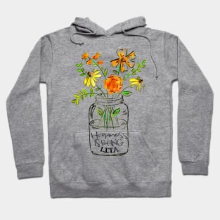 Happiness is being lita floral gift Hoodie